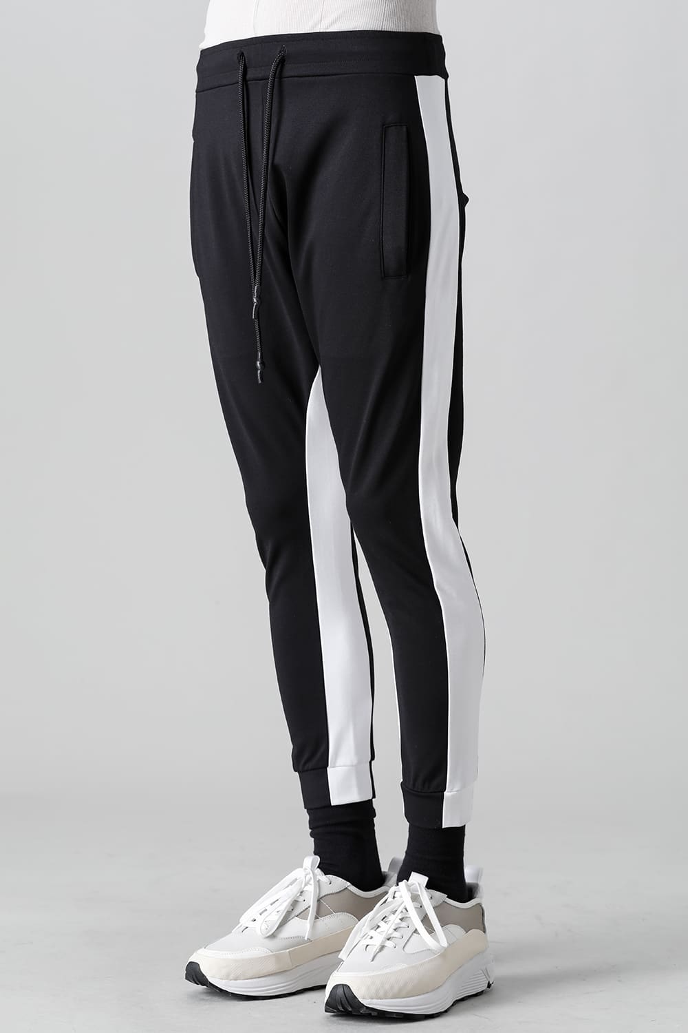 ラインジャージー Black