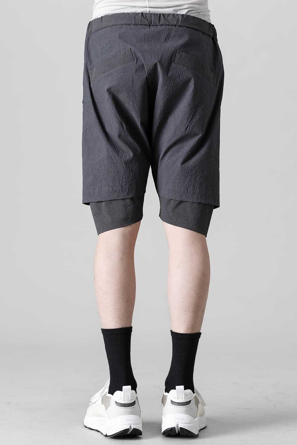 Layered Shorts Graphite Black