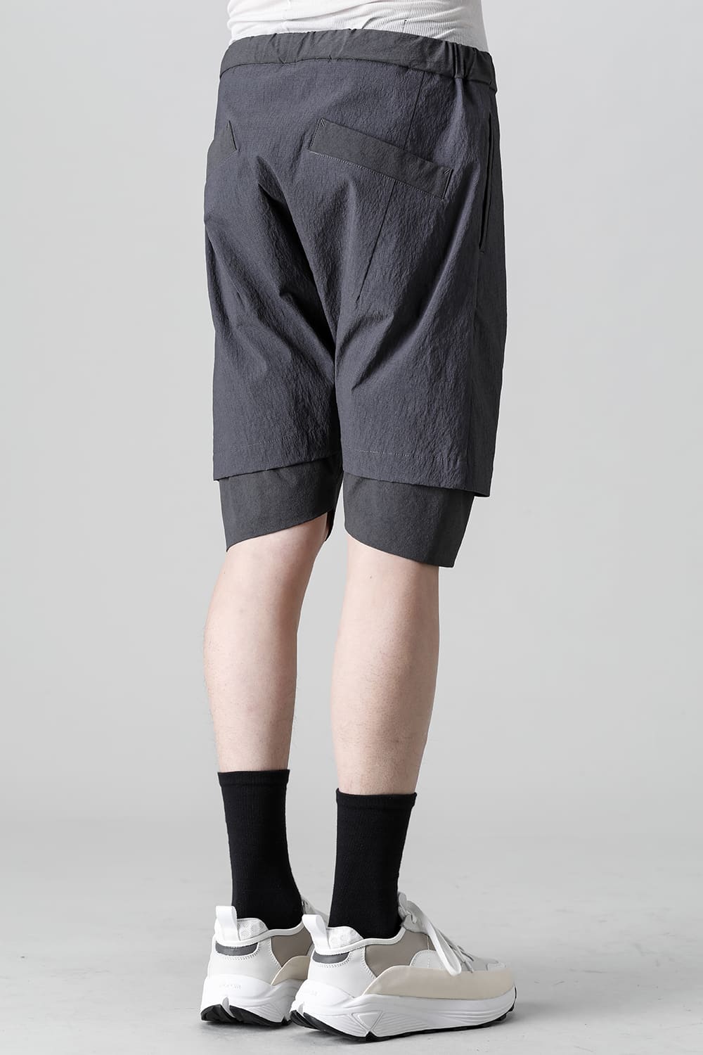 Layered Shorts Graphite Black