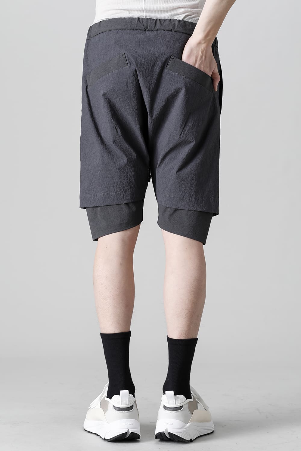 Layered Shorts Graphite Black