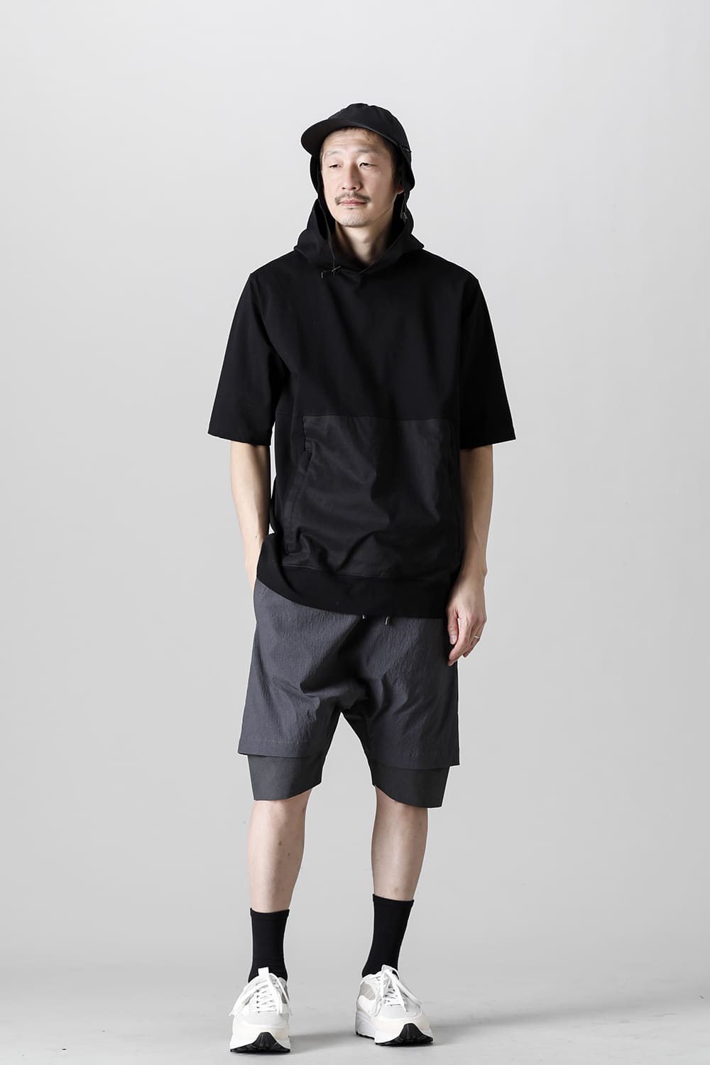 Layered Shorts Graphite Black