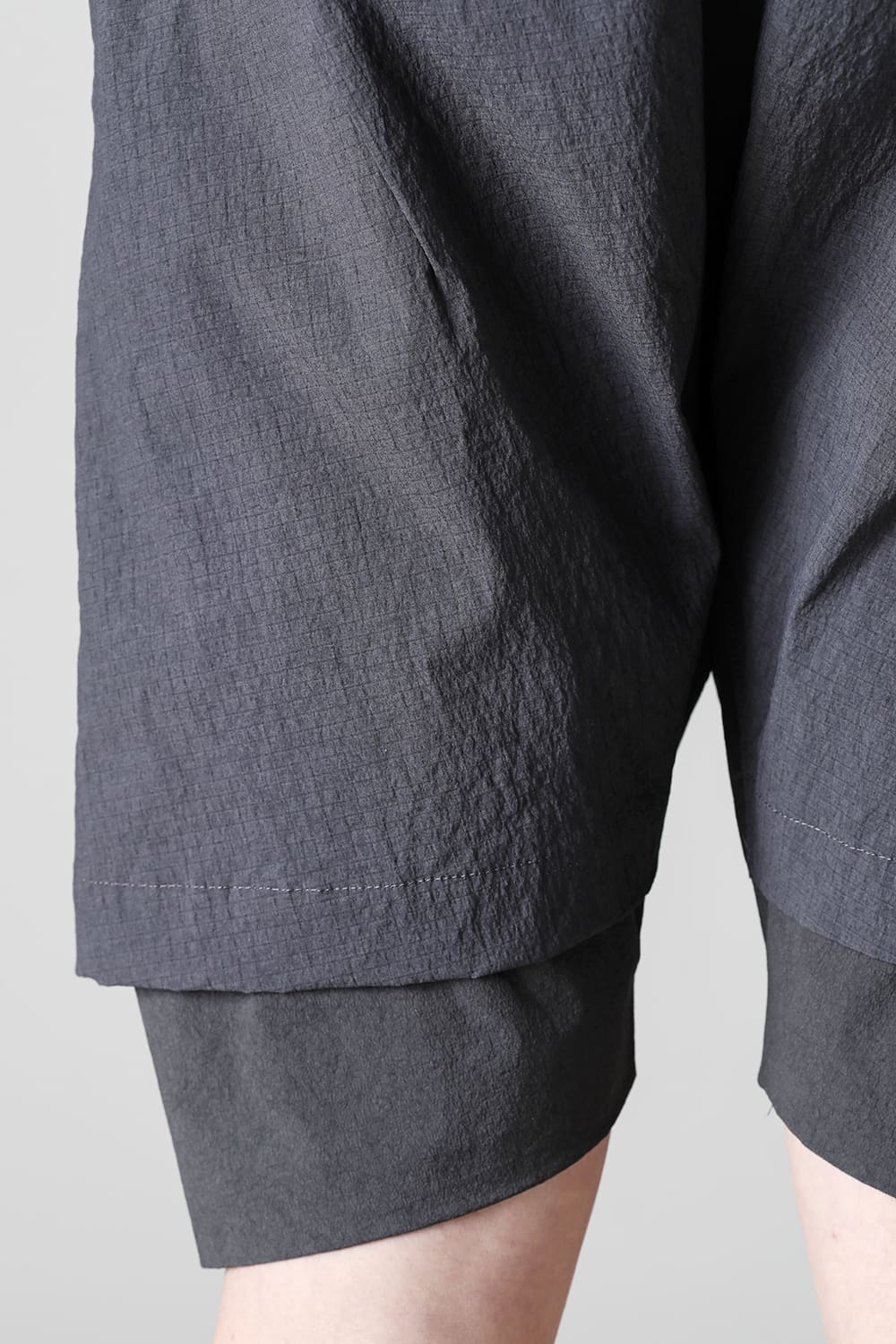 Layered Shorts Graphite Black