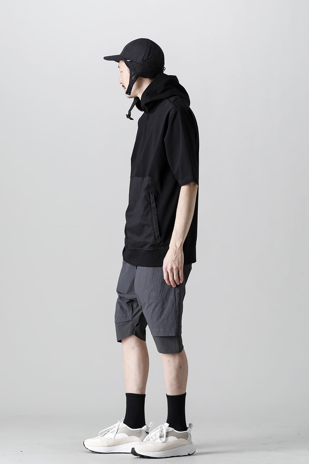 Layered Shorts Graphite Black