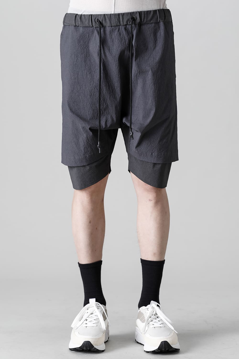 Layered Shorts Graphite Black