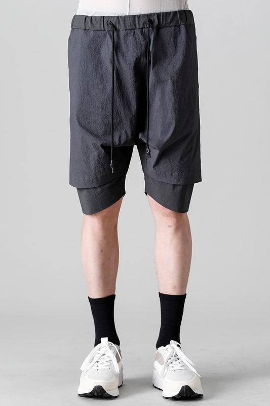 Layered Shorts Graphite Black
