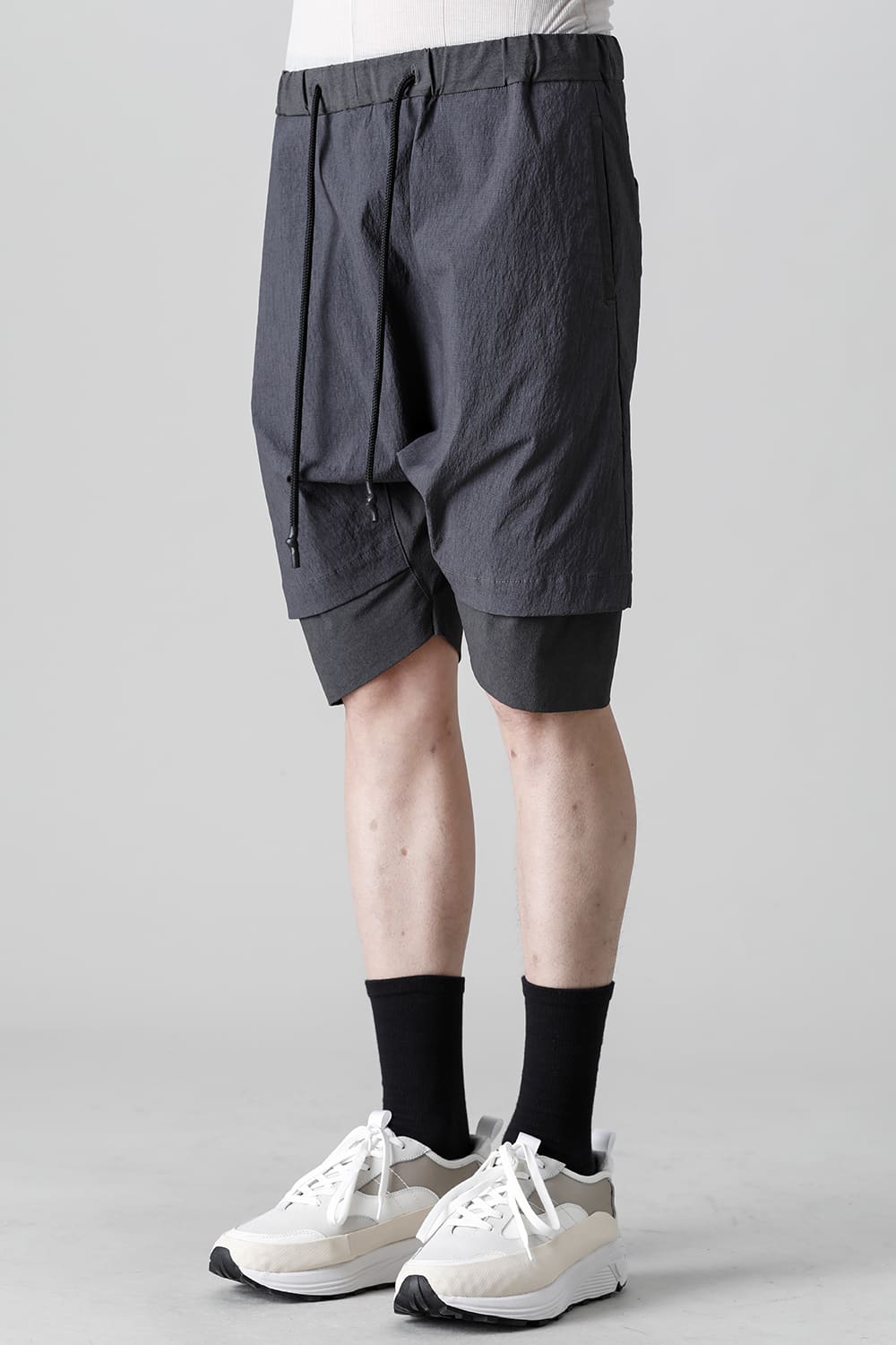 Layered Shorts Graphite Black