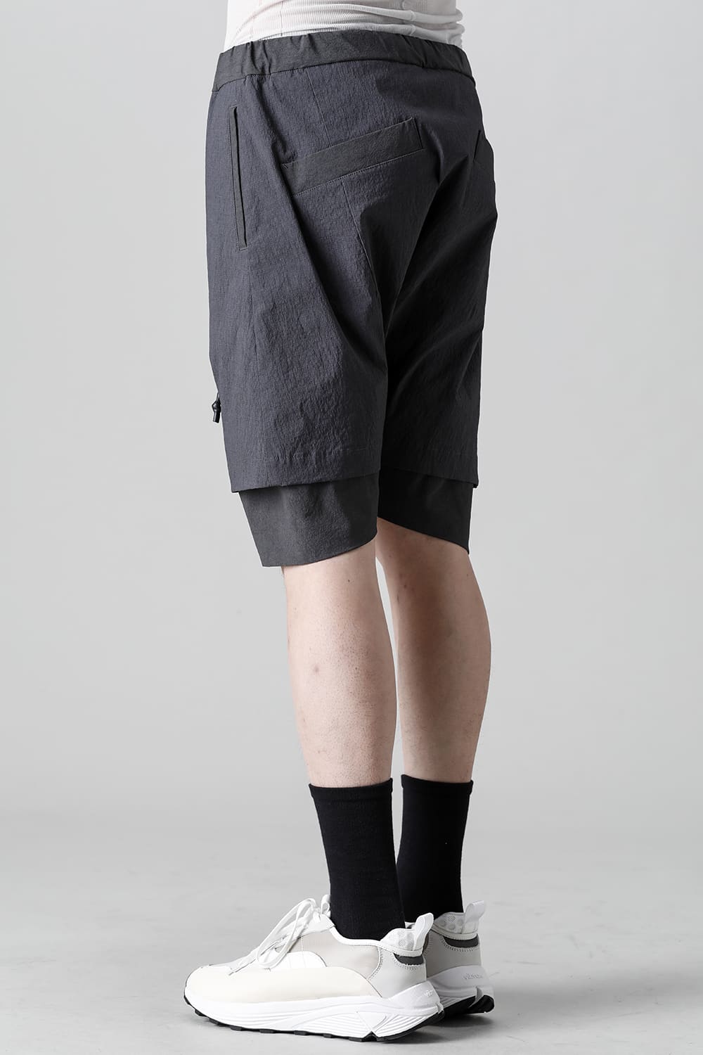 Layered Shorts Graphite Black