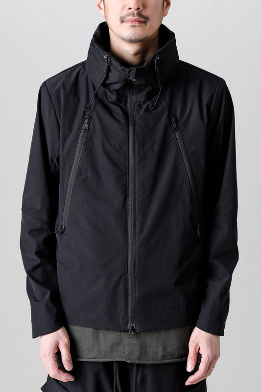 Stand Hoodie Jacket Black