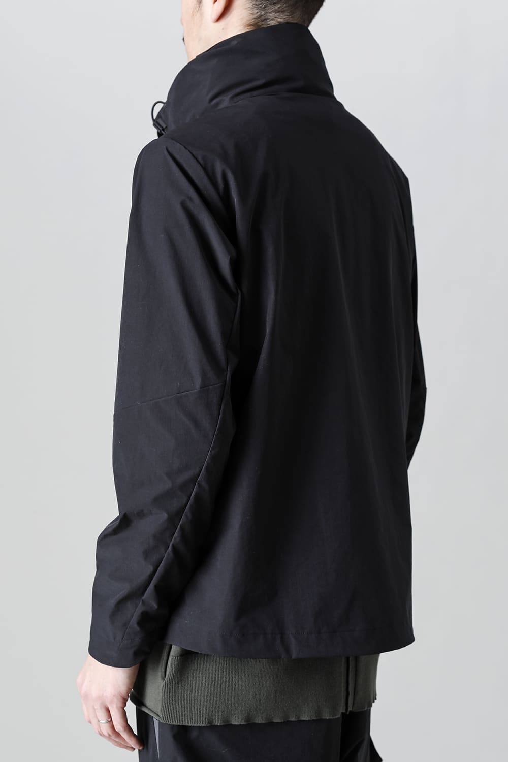 Stand Hoodie Jacket Black