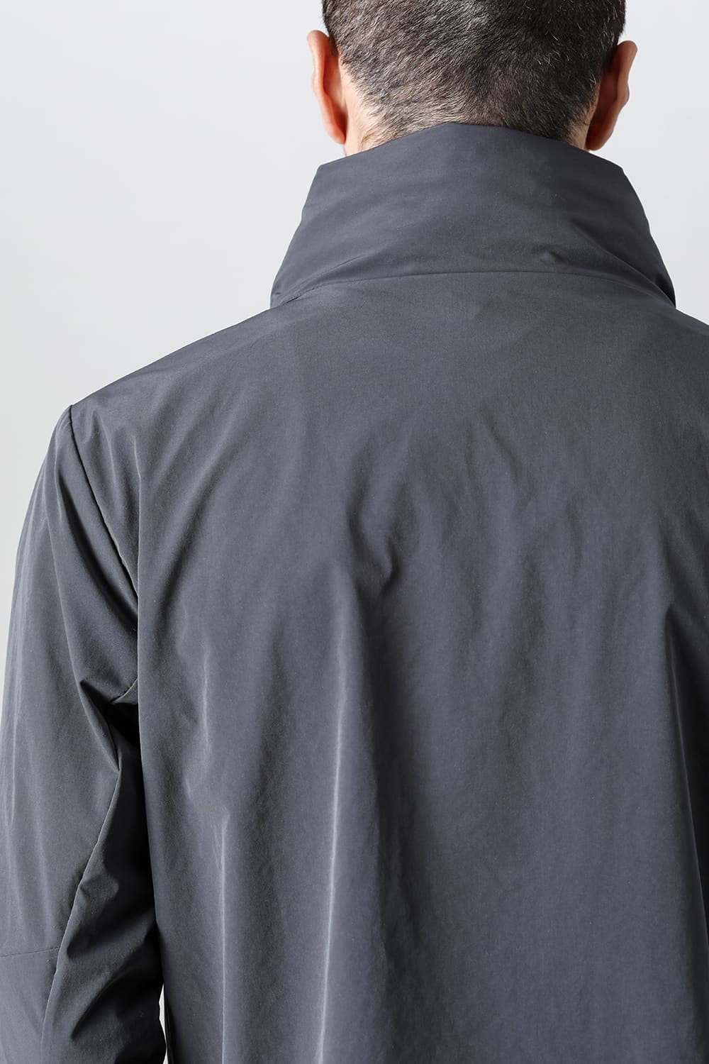 Stand Hoodie Jacket Graphite Gray