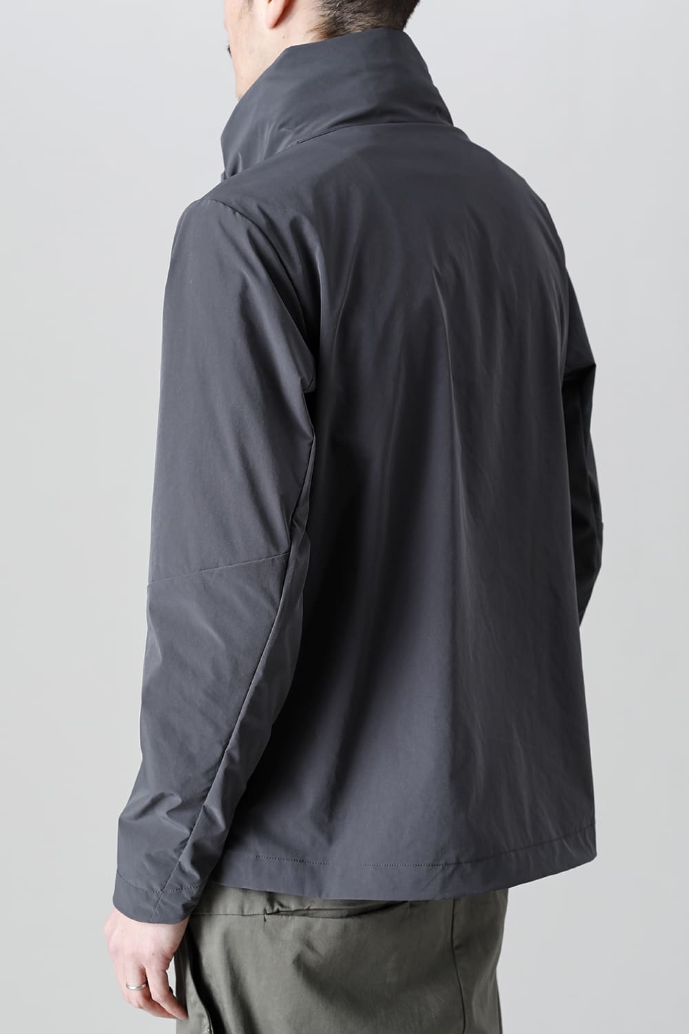 Stand Hoodie Jacket Graphite Gray