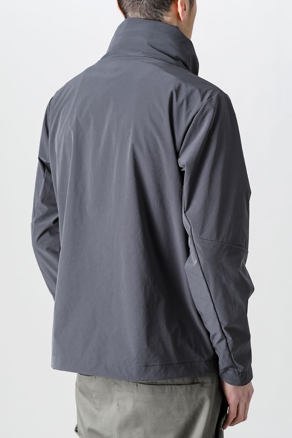 Stand Hoodie Jacket Graphite Gray