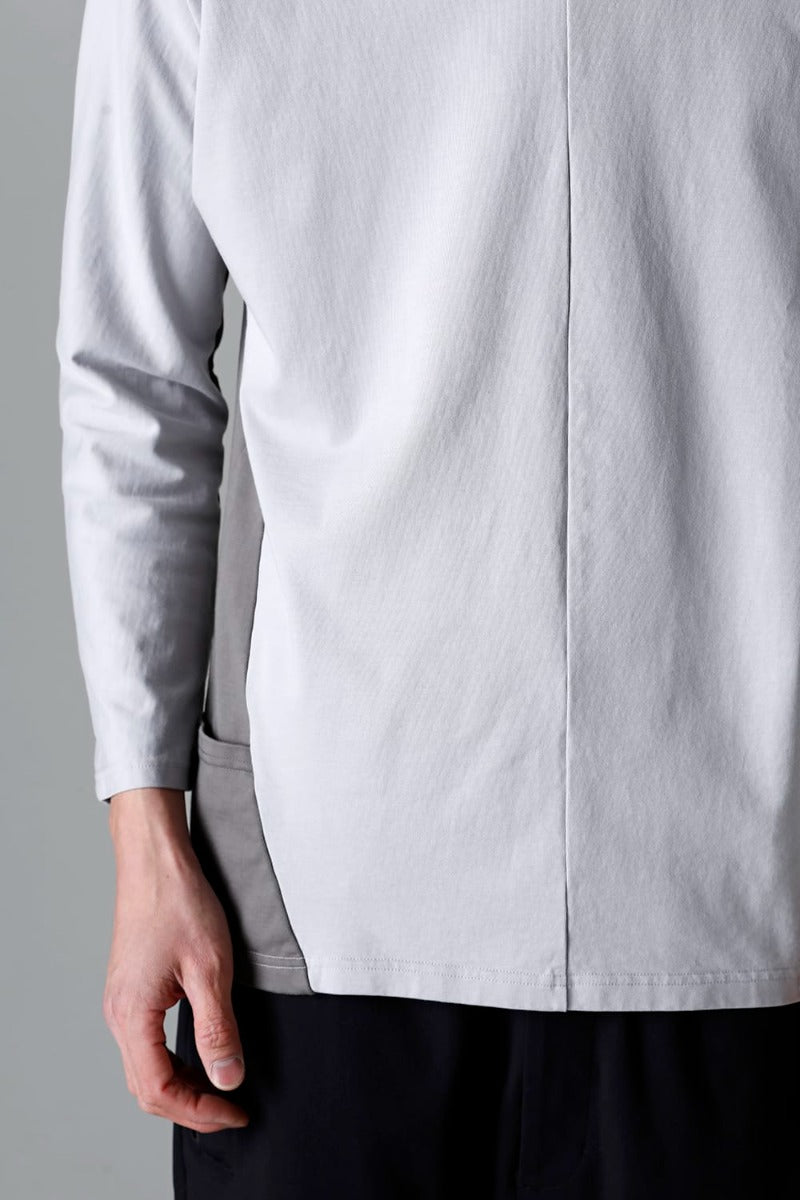 ドルマン L/S ライトグレー × シャーク