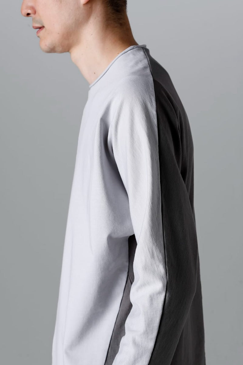 ドルマン L/S ライトグレー × シャーク