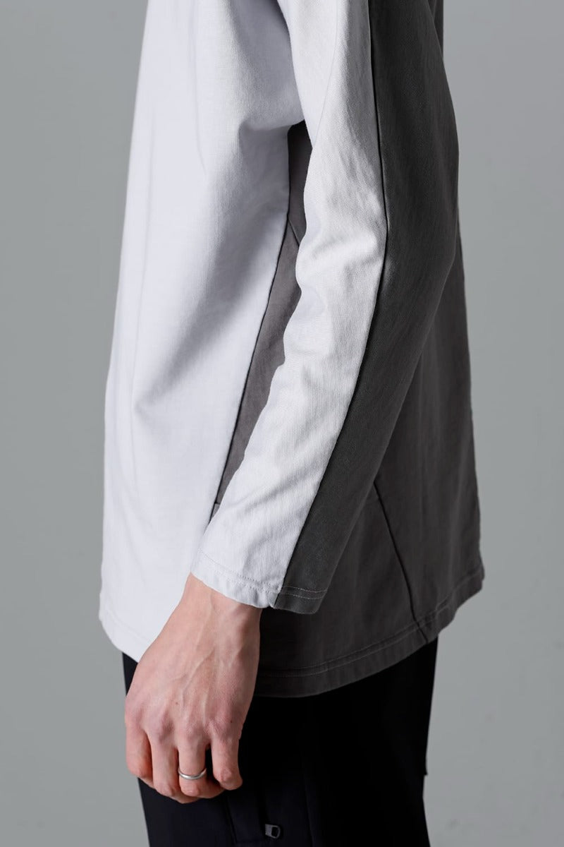 ドルマン L/S ライトグレー × シャーク