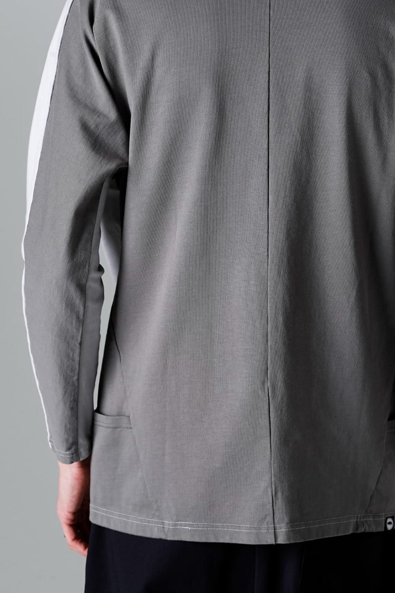 ドルマン L/S ライトグレー × シャーク