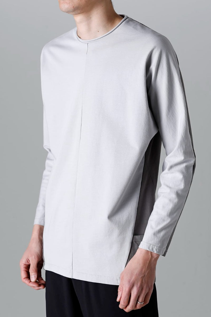 ドルマン L/S ライトグレー × シャーク