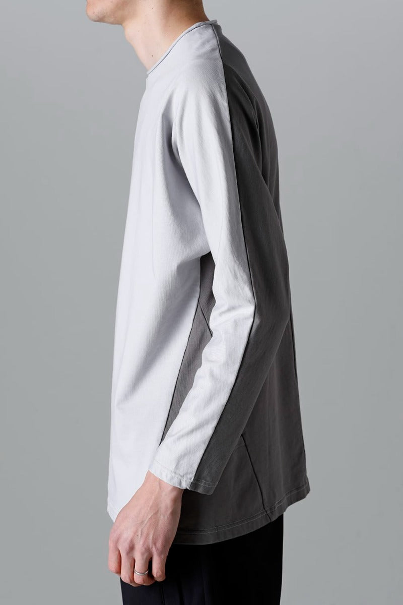 ドルマン L/S ライトグレー × シャーク