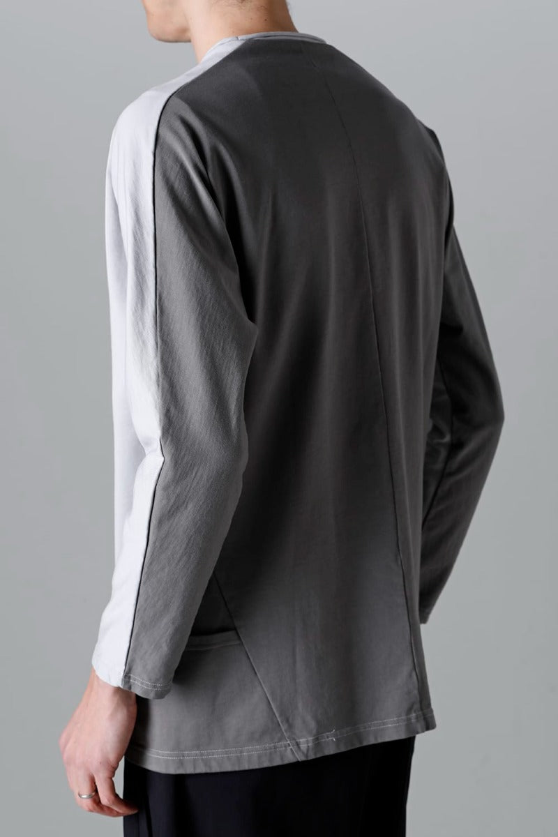 ドルマン L/S ライトグレー × シャーク