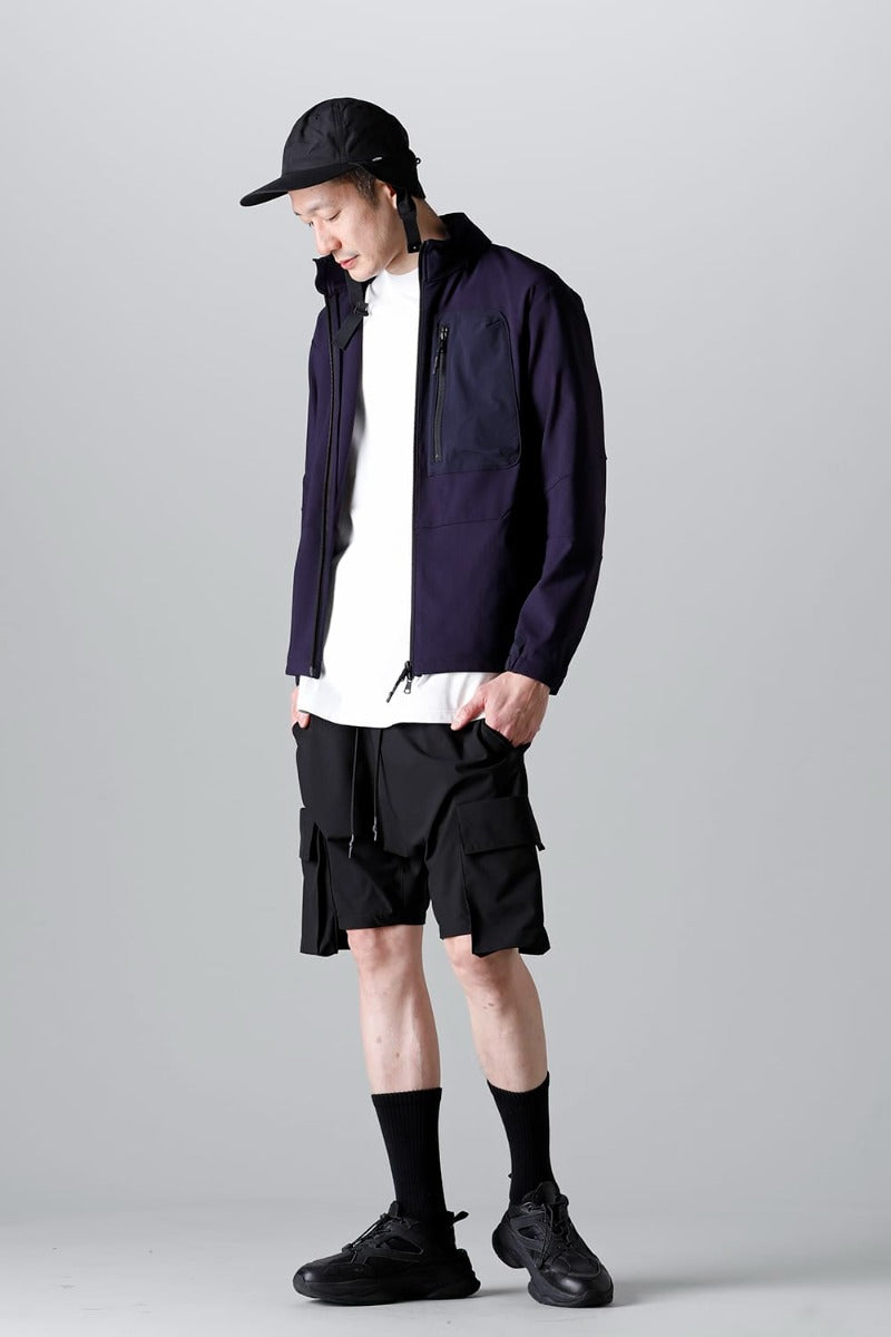 Stand Hoodie Jacket Almandine