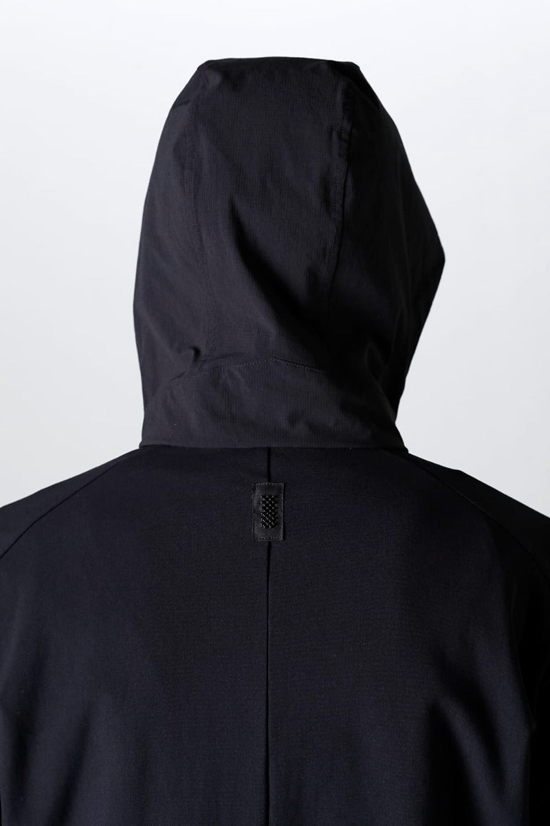 Stand Hoodie Jacket Black