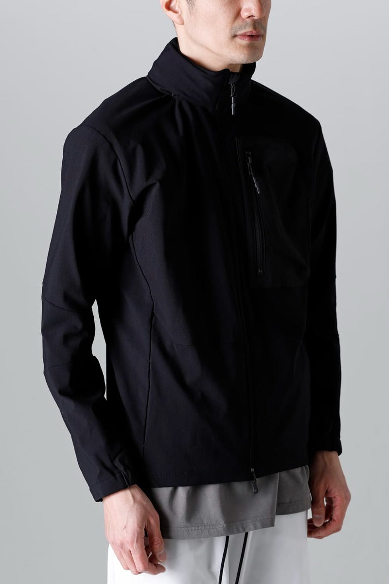 Stand Hoodie Jacket Black