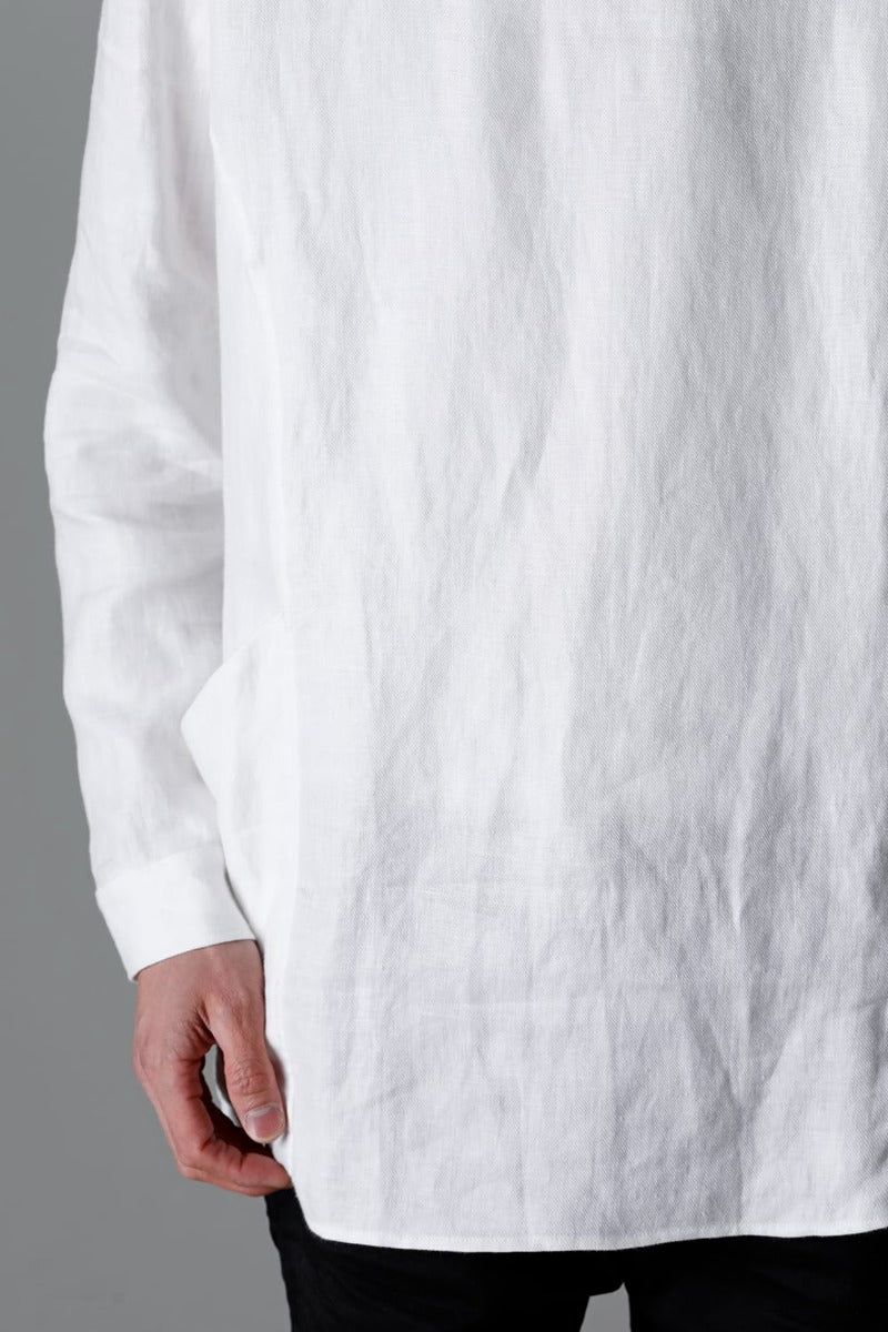 Solid Shirt L/S Euro White