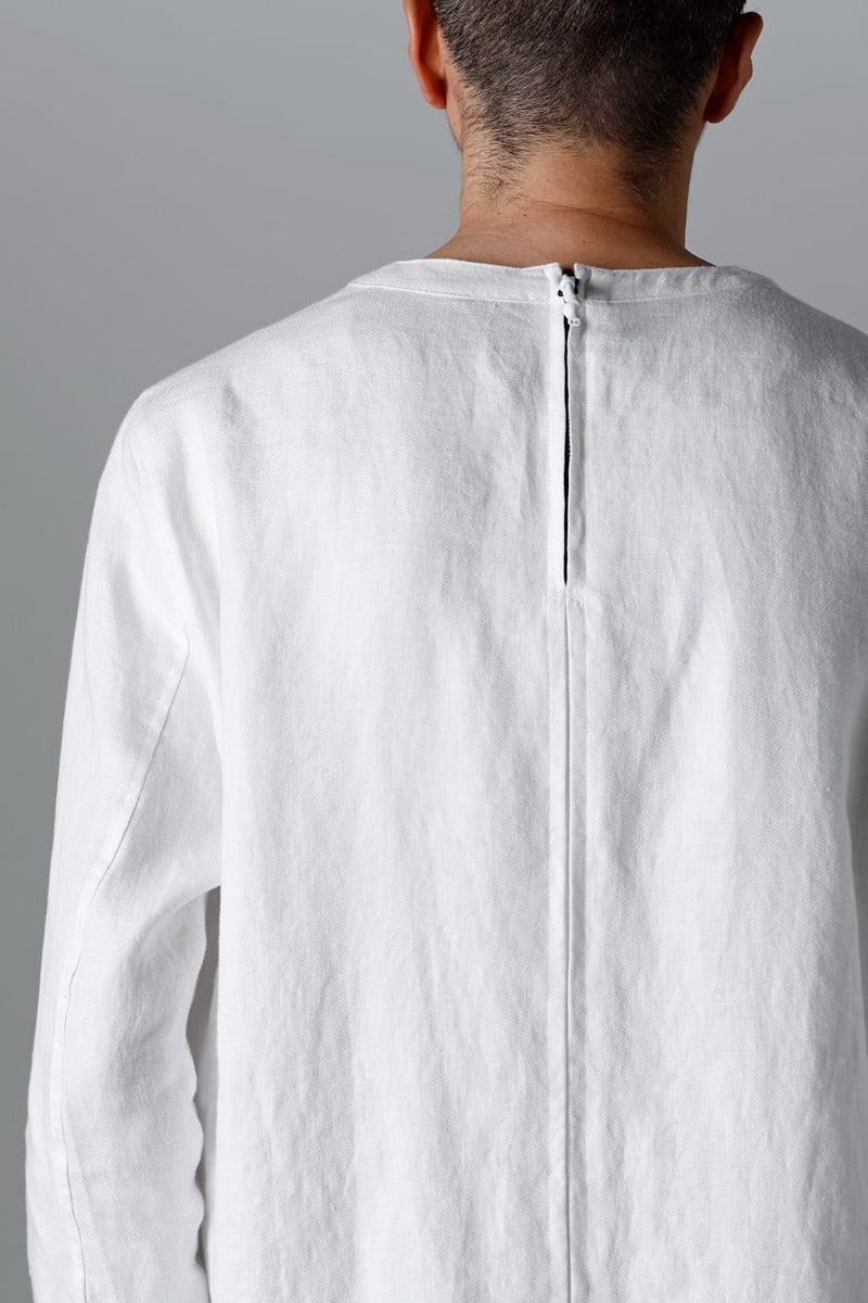 Solid Shirt L/S Euro White