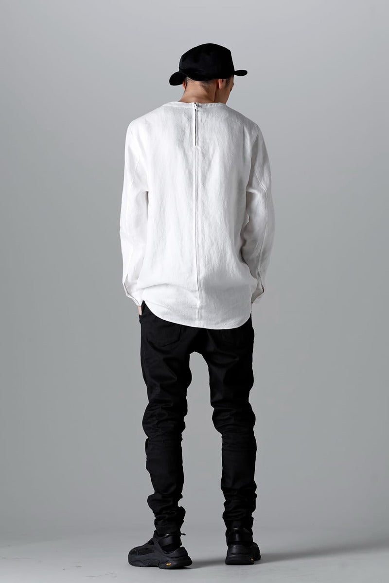 Solid Shirt L/S Euro White