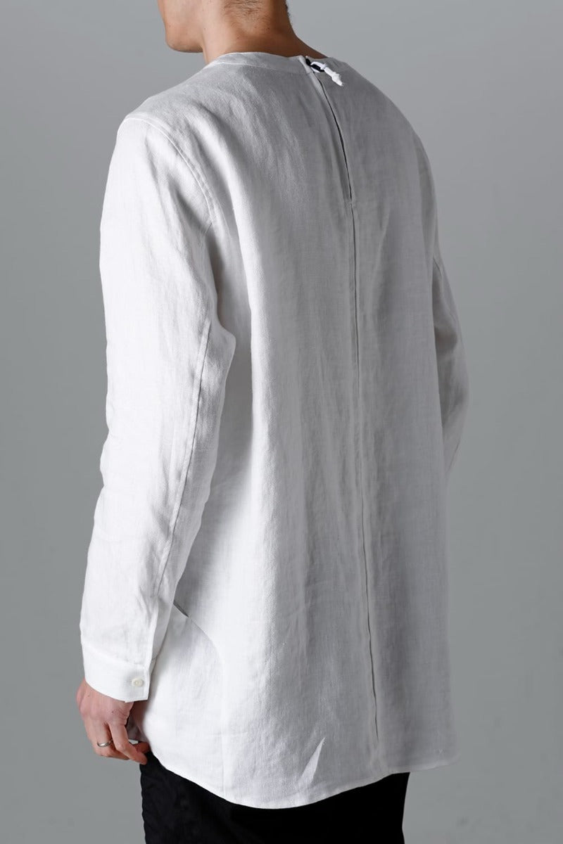 Solid Shirt L/S Euro White