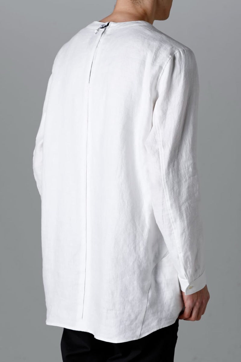 Solid Shirt L/S Euro White