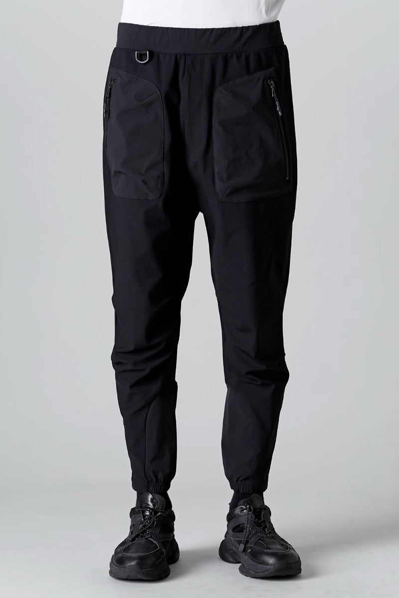 ライト サルエルジャージー ブラック