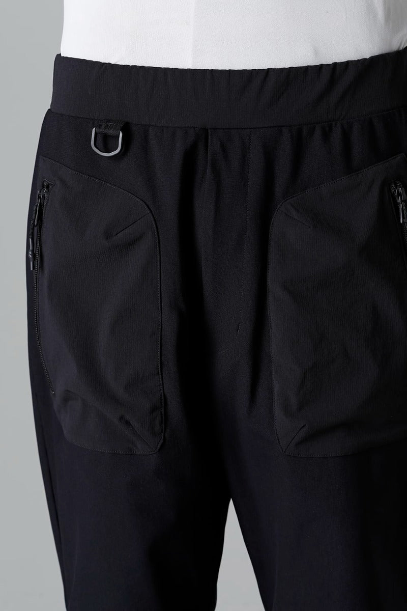 ライト サルエルジャージー ブラック