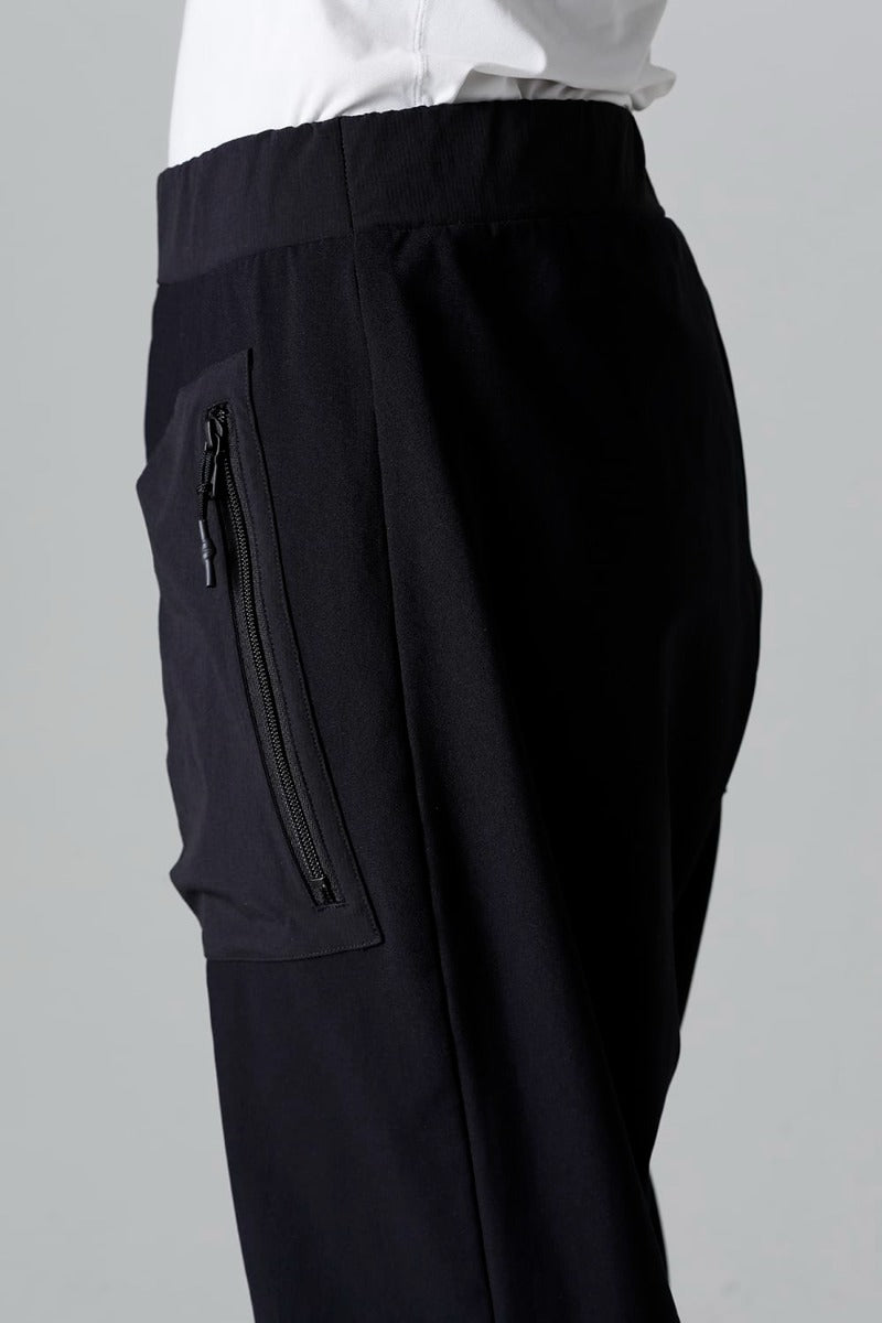 ライト サルエルジャージー ブラック