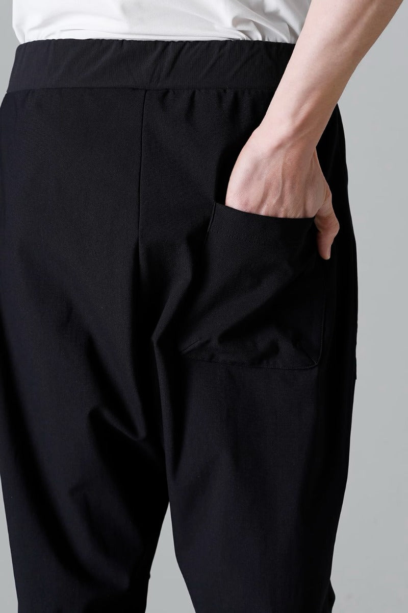 ライト サルエルジャージー ブラック