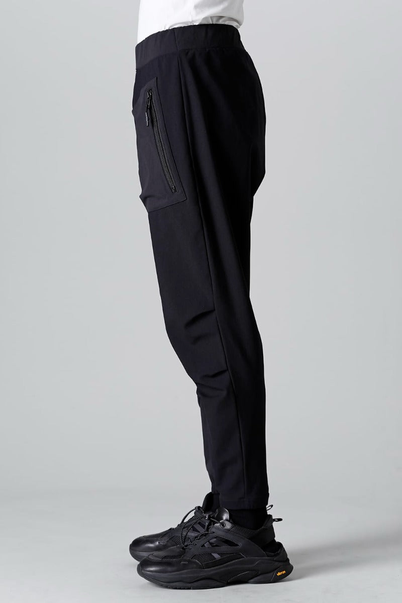 ライト サルエルジャージー ブラック