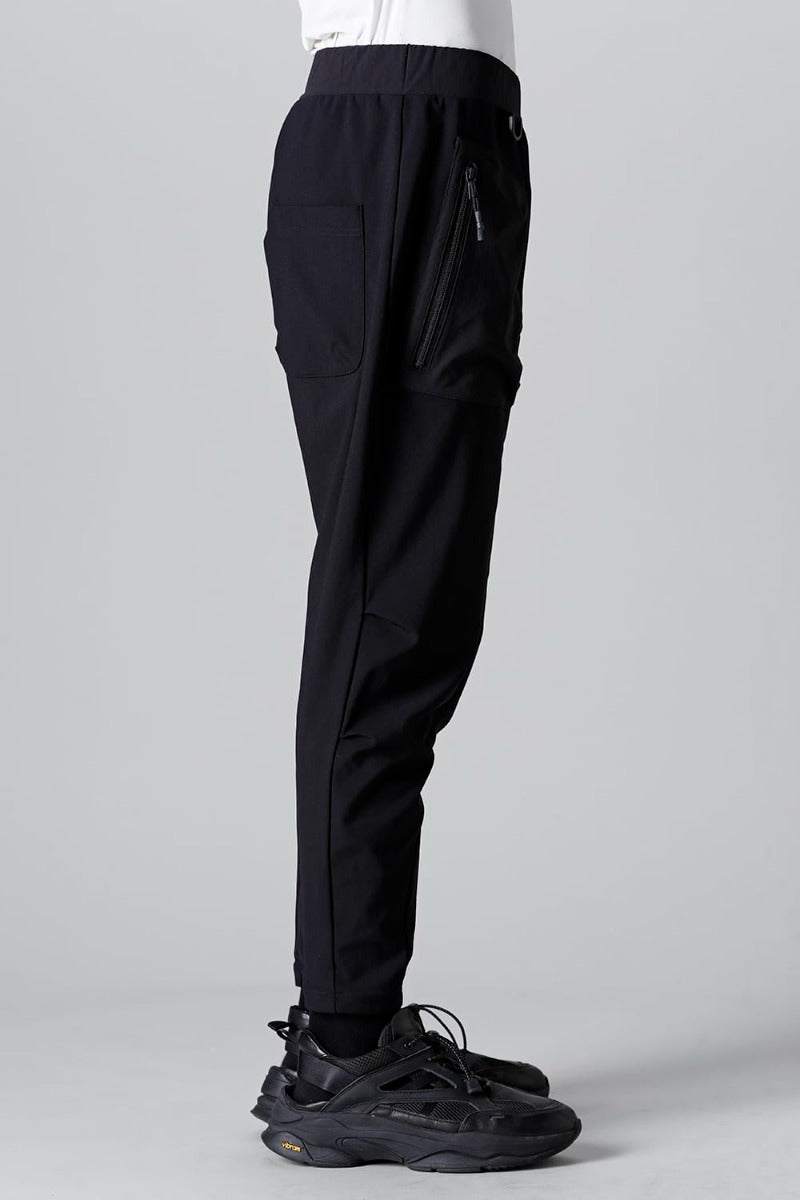 ライト サルエルジャージー ブラック