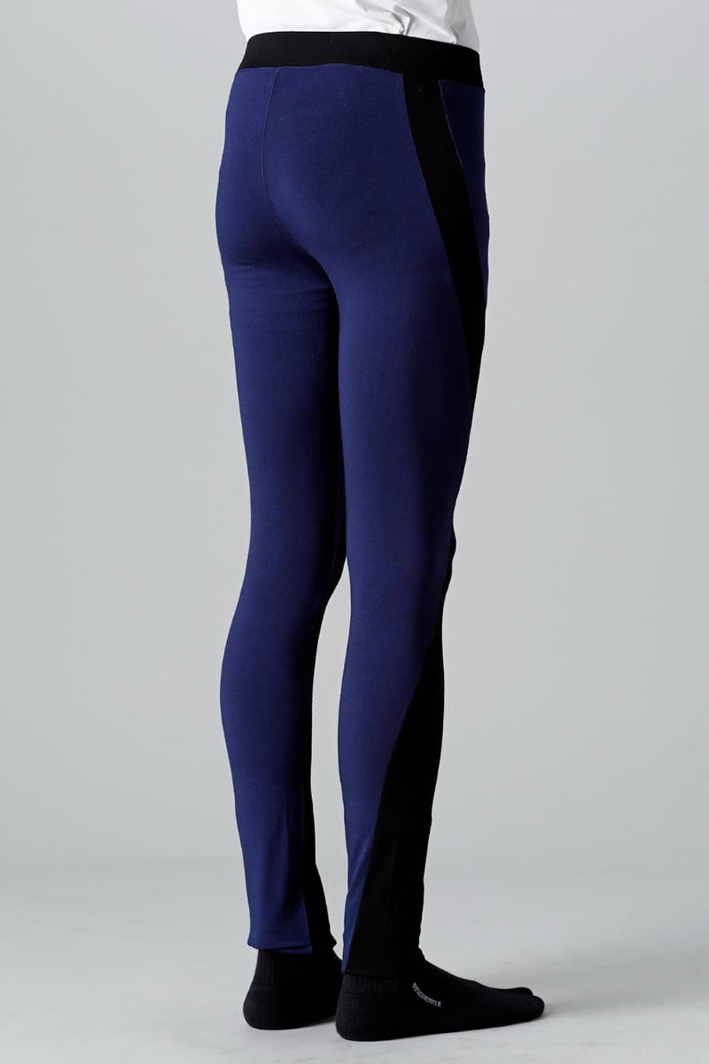 Bi-Color Leggins Black × Navy