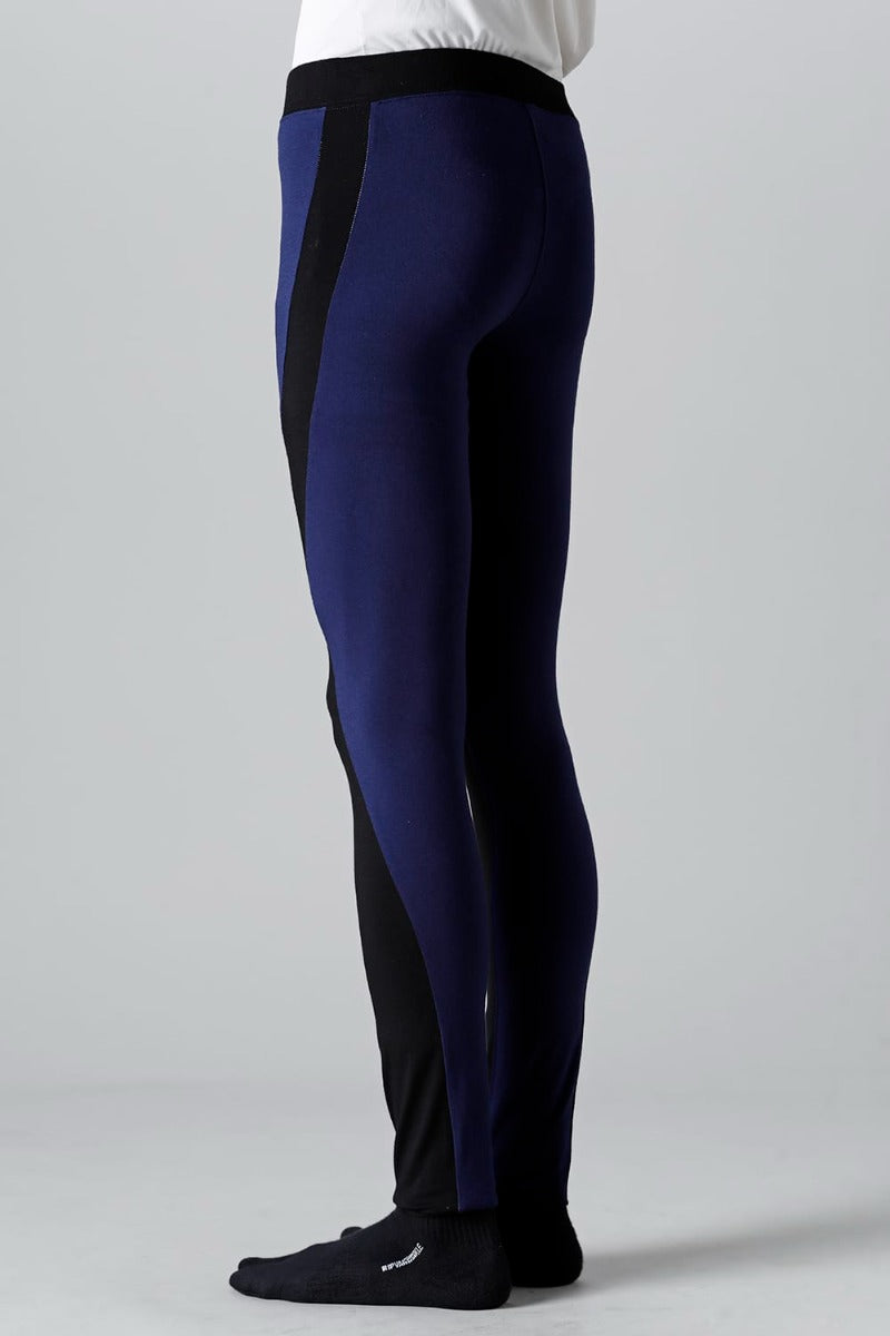 Bi-Color Leggins Black × Navy