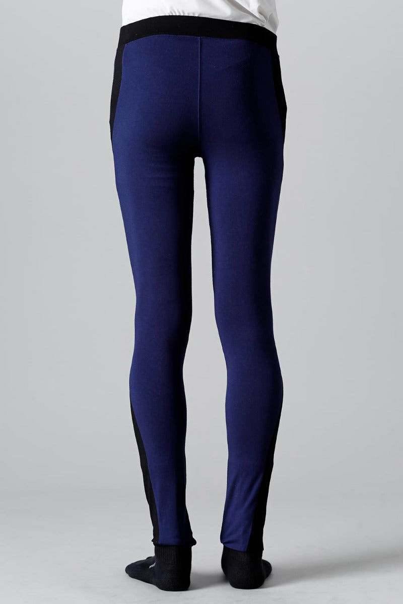 Bi-Color Leggins Black × Navy