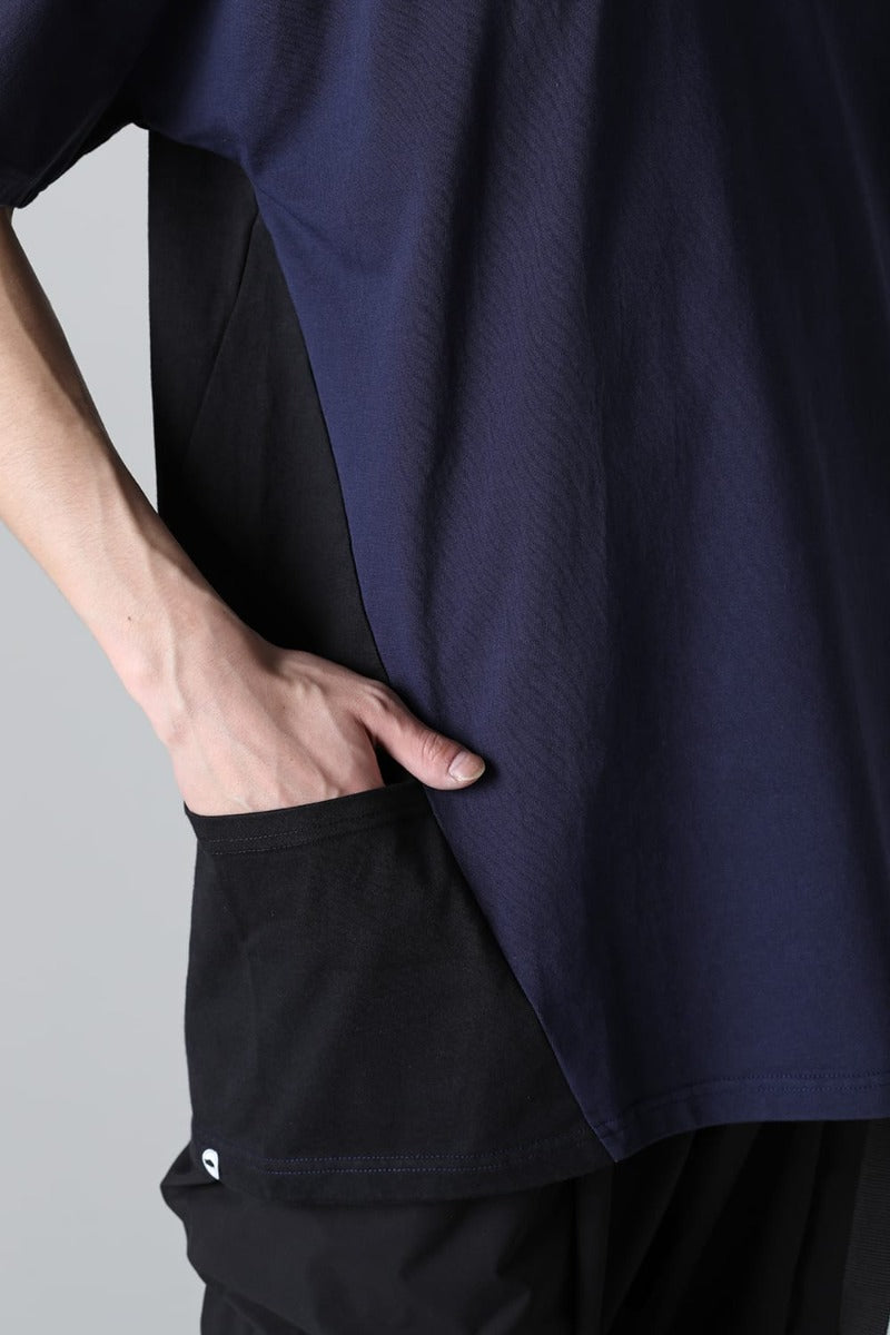 ドルマンT ネイビー × ブラック