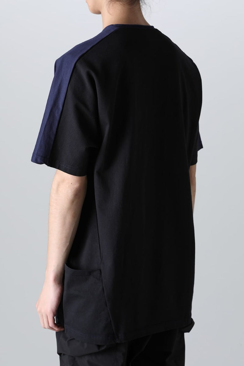 ドルマンT ネイビー × ブラック