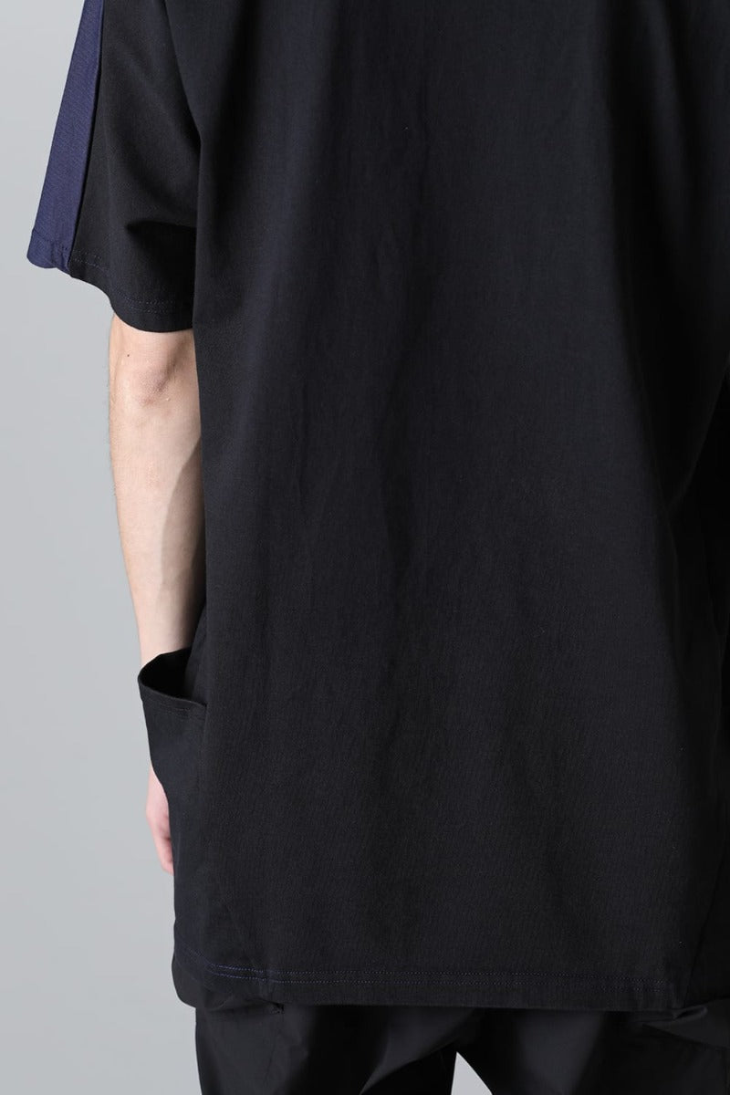 ドルマンT ネイビー × ブラック