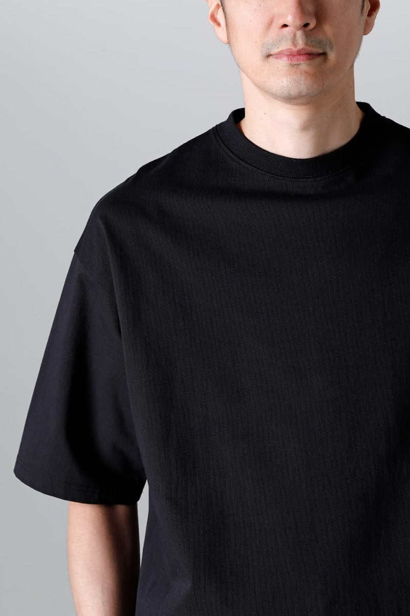 ドロップショルダーT ブラック