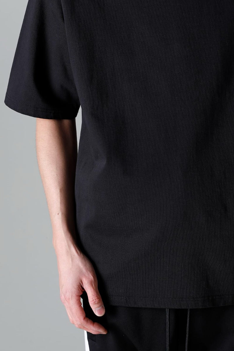ドロップショルダーT ブラック