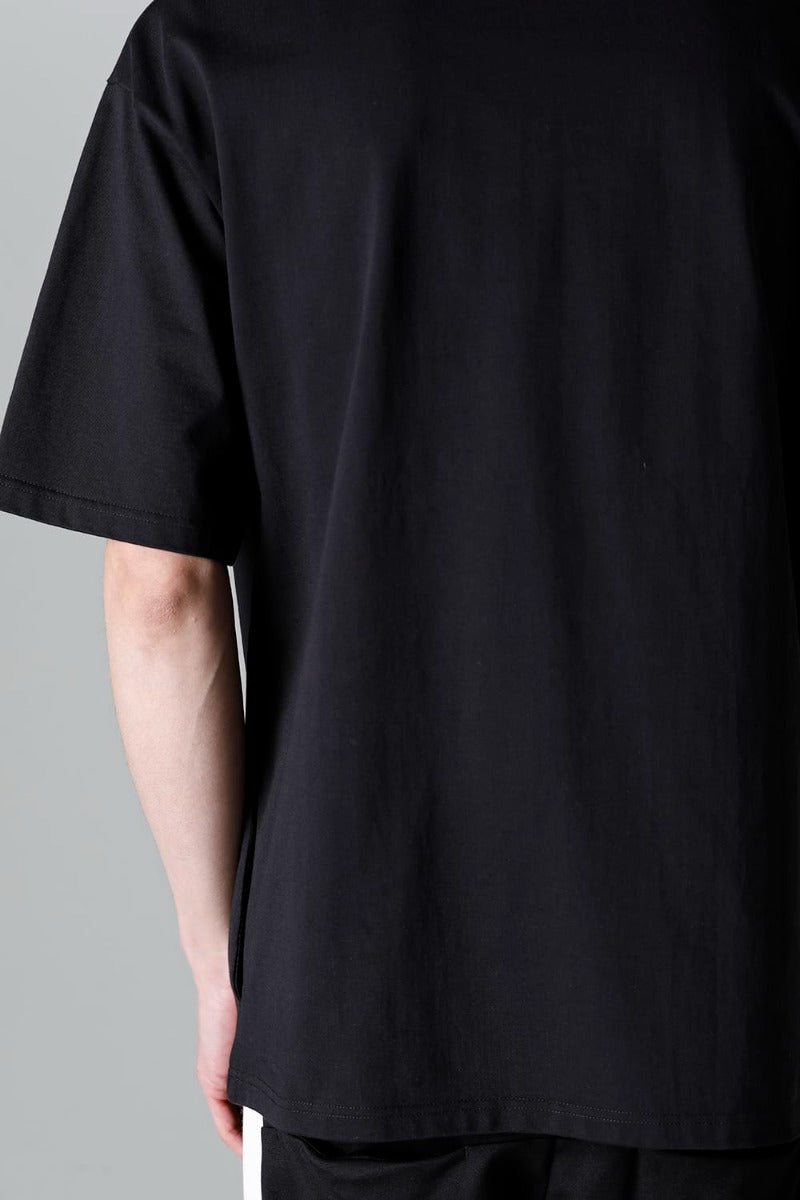 ドロップショルダーT ブラック