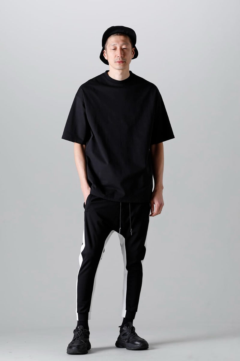 ドロップショルダーT ブラック