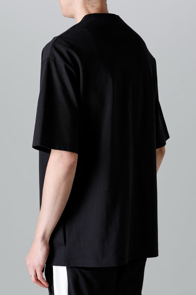ドロップショルダーT ブラック