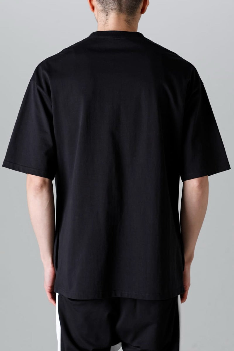 ドロップショルダーT ブラック