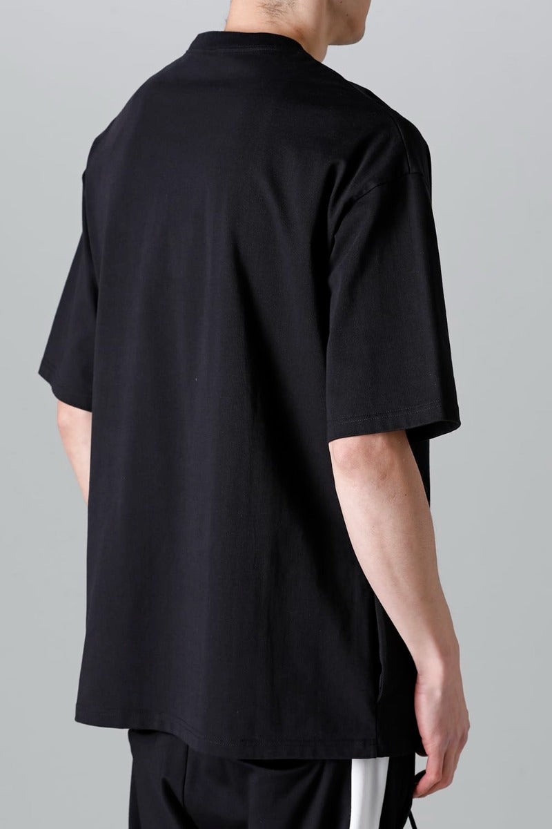 ドロップショルダーT ブラック